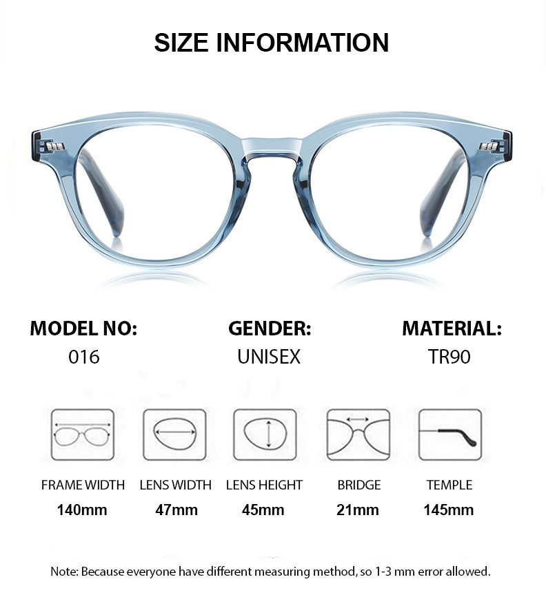 Chashma Ottica Unisex Full Rim Round Tr 90 Alloy Eyeglasses 774106 — view 1 | Chashma Ottica at FuzWeb