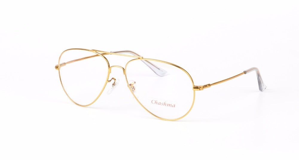 Chashma Ottica Unisex Full Rim Tr 90 Titanium Double Bridge Eyeglasses 3206.