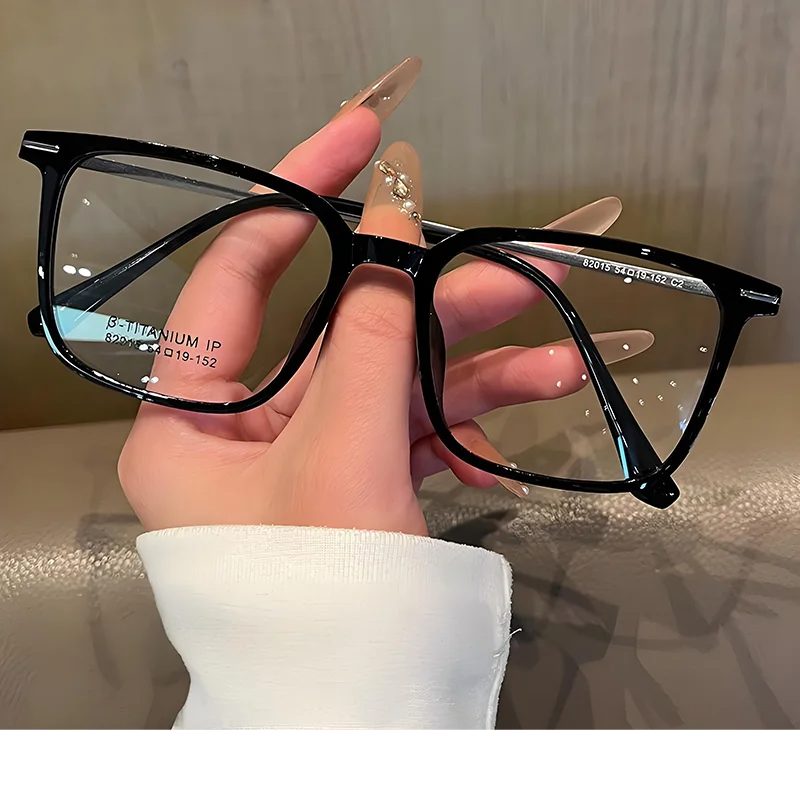 Gmei Women's Full Rim Square Tr 90 Titanium Eyeglasses 82015