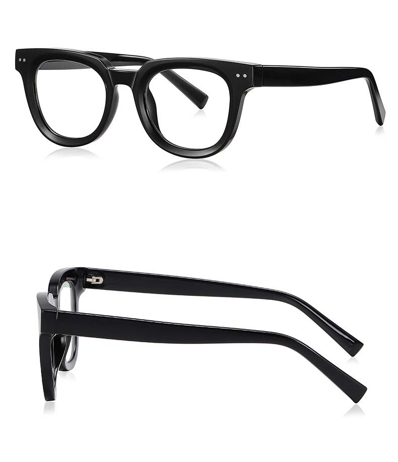 CCSpace Unisex Full Rim Square Tr 90 Titanium Frame Eyeglasses 54560 — view 9 | CCspace at FuzWeb