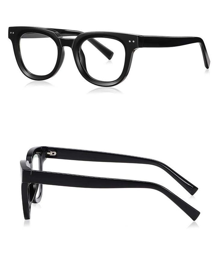 CCSpace Unisex Full Rim Square Tr 90 Titanium Frame Eyeglasses 54560 — view 9 | CCspace at FuzWeb