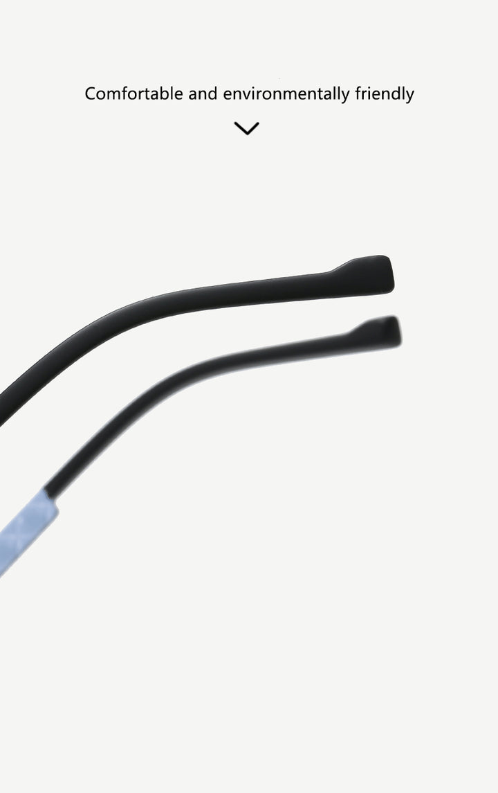 Kocolior Unisex Full Rim Square Acetate Alloy Reading Glasses 70017.