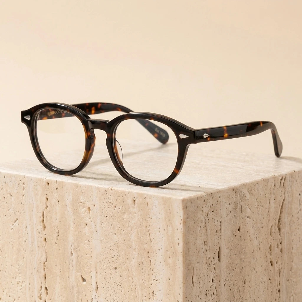 Bclear Unisex Full Rim Round Acetate Three Size S-M-L Frame Eyeglasses 1915 — view 7 | Bclear at FuzWeb