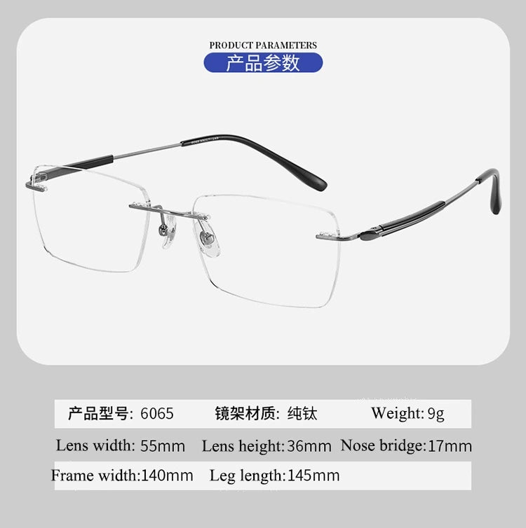 Bclear 6065 Eyeglasses — Frame Dimensions and Sizing Chart