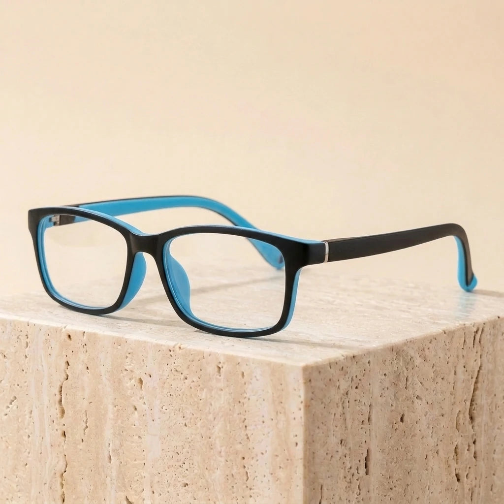 Bclear Children's Unisex TR 90 Titanium Full Rim Eyeglasses 9016 — view 1 | Bclear at FuzWeb