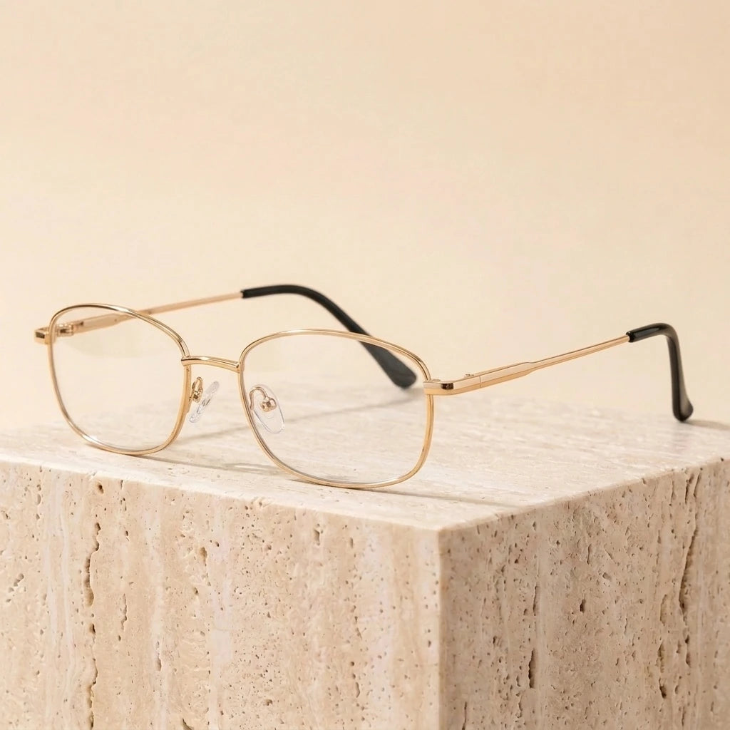 Unisex Full Rim Memory Alloy Frame Eyeglasses S611 — view 7 | Bclear at FuzWeb