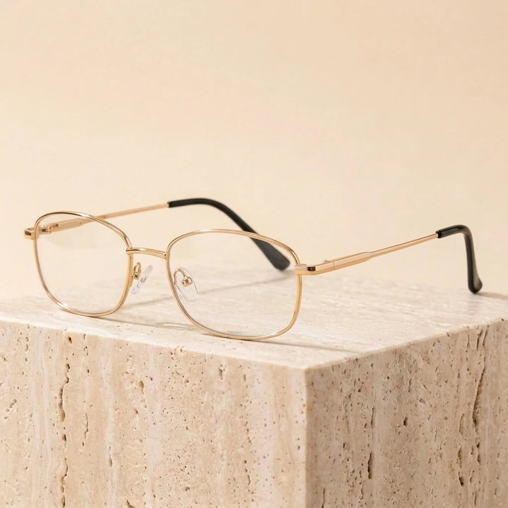 Unisex Full Rim Memory Alloy Frame Eyeglasses S611 — view 7 | Bclear at FuzWeb