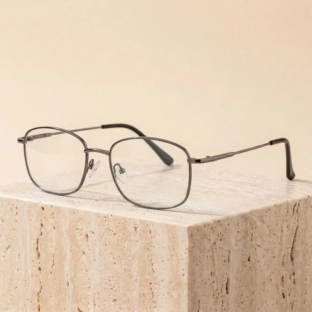 Unisex Full Rim Memory Alloy Frame Eyeglasses S611 — view 3 | Bclear at FuzWeb