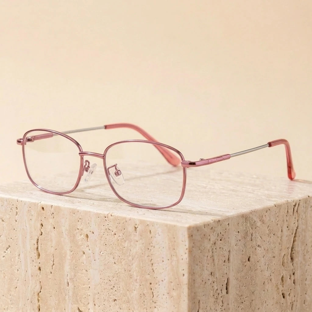 Unisex Full Rim Memory Alloy Frame Eyeglasses S611 — view 4 | Bclear at FuzWeb