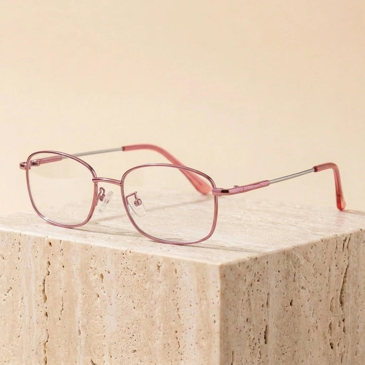 Unisex Full Rim Memory Alloy Frame Eyeglasses S611 — view 4 | Bclear at FuzWeb