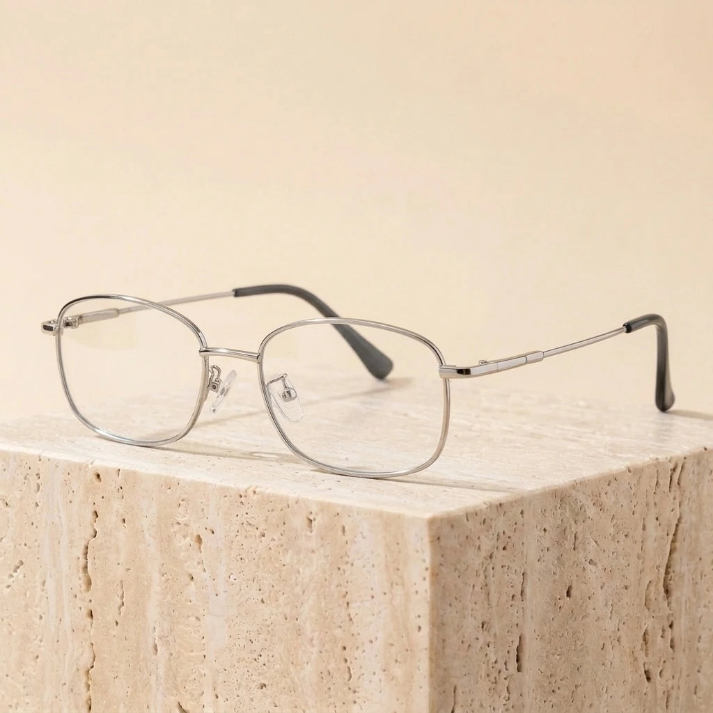 Unisex Full Rim Memory Alloy Frame Eyeglasses S611 — view 6 | Bclear at FuzWeb