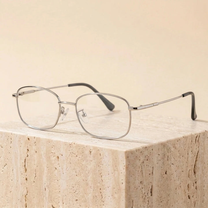 Unisex Full Rim Memory Alloy Frame Eyeglasses S611 — view 6 | Bclear at FuzWeb