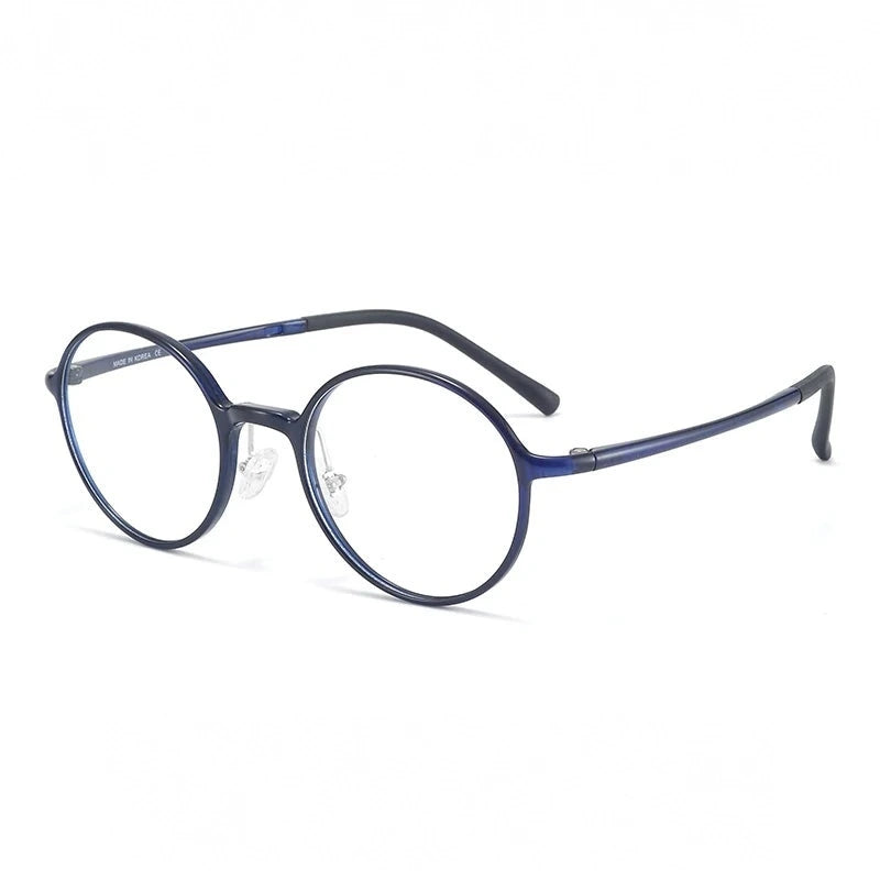 Bclear Unisex Full Rim Round TR90 Eyeglasses MY-1147 - C 5