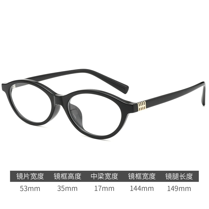 Bclear Women Full Rim Cat Eye Acetate Eyeglasses BSF-92280BD - Size Chart
