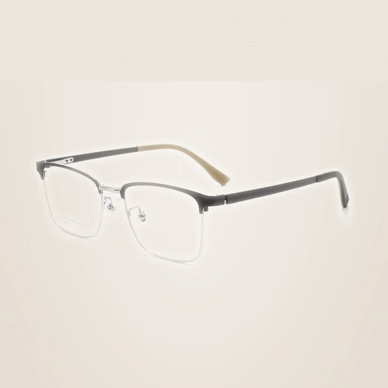 Bclear Women's Full Rim Square Aluminum Magnesium Eyeglasses 668073 - C 3