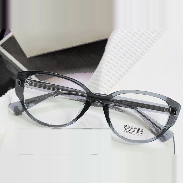Bclear Women's Full Rim Square Cat Eye Acetate Eyeglasses Myk9128 - C 1