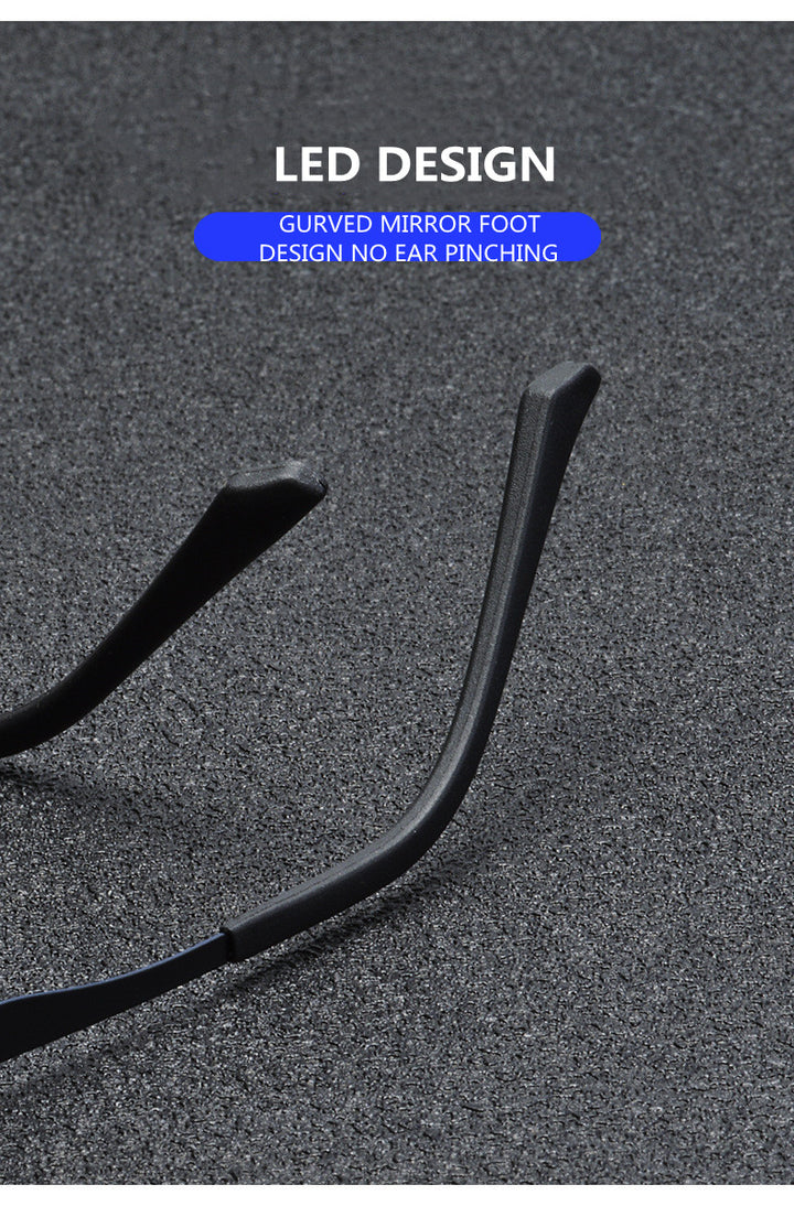 Kocolior Unisex Full Rim Square Tr 90 Titanium Hyperopic Reading Glasses 3067 — view 3 | Kocolior at FuzWeb