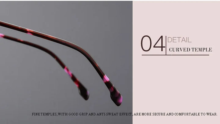 Womens Full Rim Oval Eyeglasses Alloy Frame 2854 — view 16 | Bclear at FuzWeb