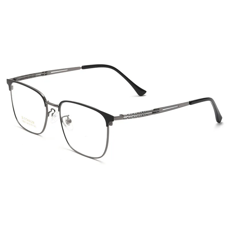 Gmei Optical 3828J unisex square alloy prescription eyeglasses — view 6