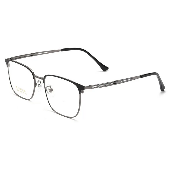 Gmei Optical 3828J unisex square alloy prescription eyeglasses — view 6