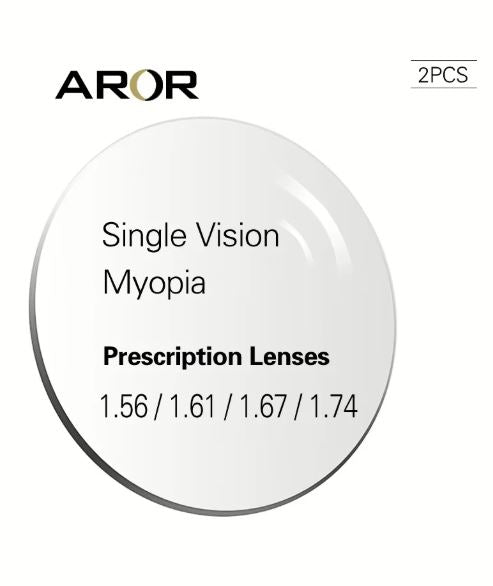 Aror Single Vision Aspheric Clear Myopic Lenses