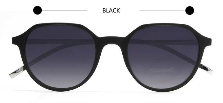 Esnbie Womens Full Rim Oval Tr 90 Titanium Eyeglasses Clip On Sunglasses 70991 — view 2 | Esnbie at FuzWeb