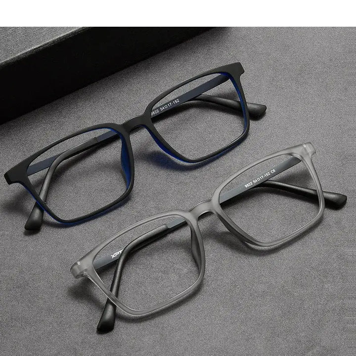 Kansept Unisex Full Rim Square Tr 90 Titanium Frames 982200 FuzWeb