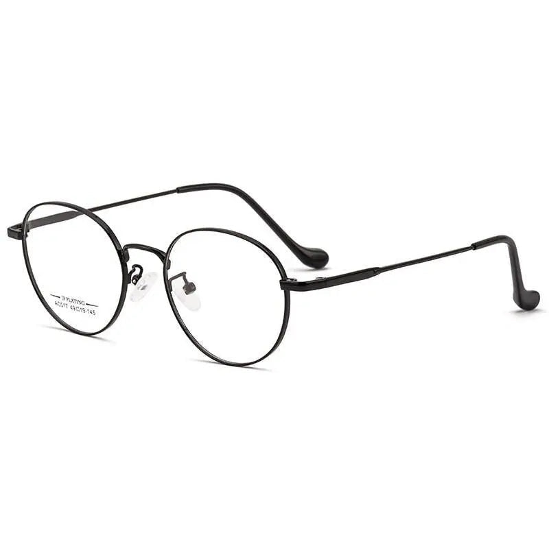 Chashma Ottica Unisex Full Rim Oval Stainless Steel Eyeglasses A017