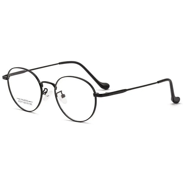 Chashma Ottica Unisex Full Rim Oval Stainless Steel Eyeglasses A017
