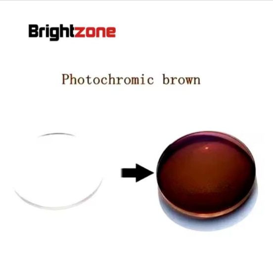 Brightzone 1.56 Index Photochromic Gray Single Vision Transition Lenses