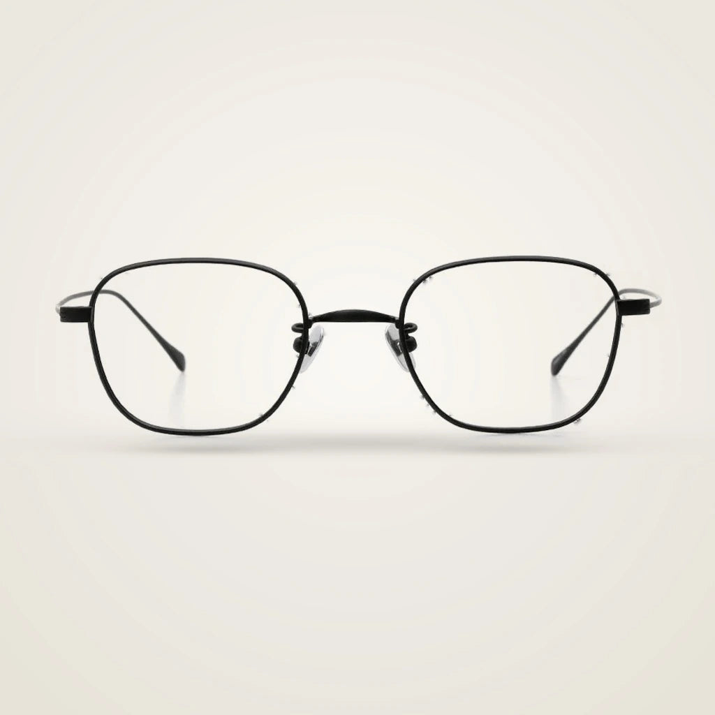 Blackmask Unisex Full Rim Square Pure Titanium Eyeglasses BM-G199 — view 3 | Blackmask at FuzWeb