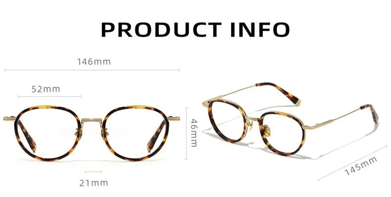 Blackmask BM-KJ20 Eyeglasses — Frame Dimensions and Sizing Chart