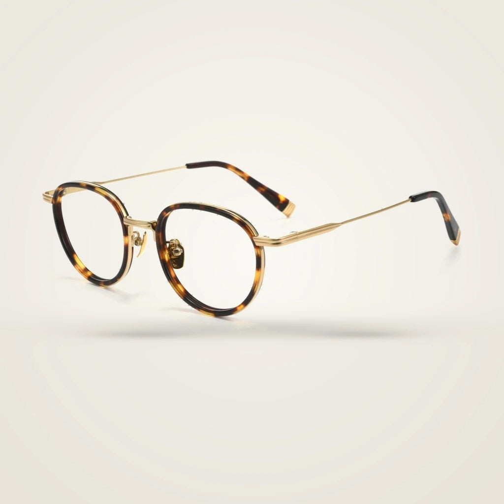 Blackmask Unisex Full Rim Round Titanium Acetate Eyeglasses BM-KJ20 — view 2 | Blackmask at FuzWeb