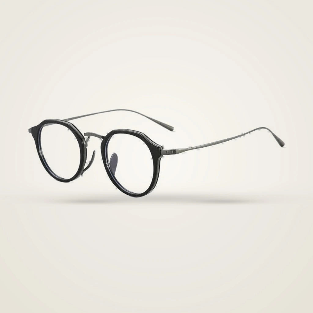 Blackmask Unisex Full Rim Round Titanium Acetate Eyeglasses BM-KM1113 — view 1 | Blackmask at FuzWeb