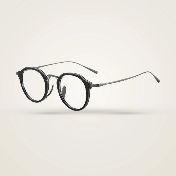 Blackmask Unisex Full Rim Round Titanium Acetate Eyeglasses BM-KM1113 — view 1 | Blackmask at FuzWeb