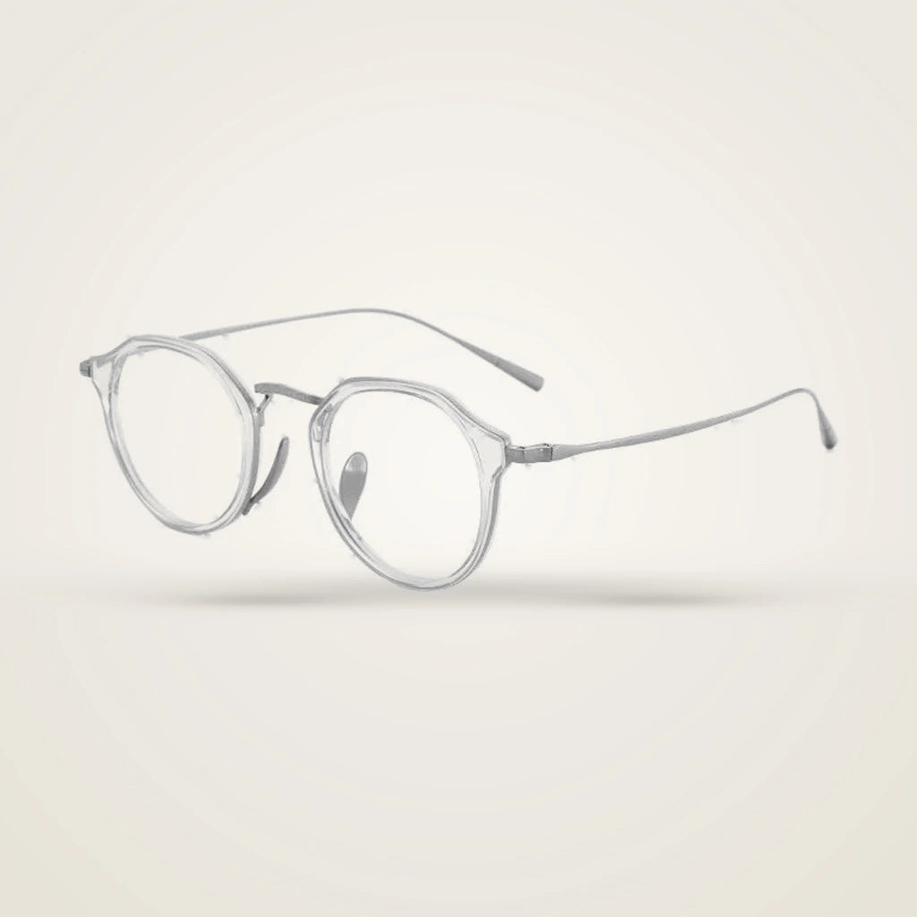 Blackmask Unisex Full Rim Round Titanium Acetate Eyeglasses BM-KM1113 — view 3 | Blackmask at FuzWeb