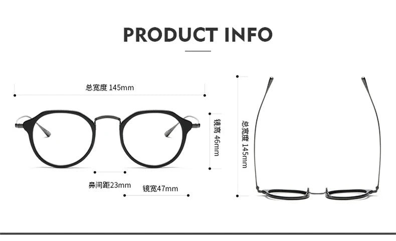 Blackmask BM-KM1113 Eyeglasses — Frame Dimensions and Sizing Chart
