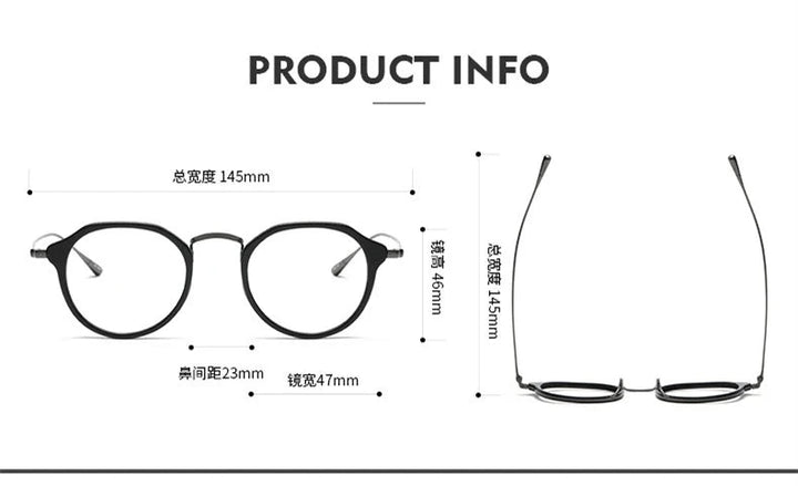 Blackmask BM-KM1113 Eyeglasses — Frame Dimensions and Sizing Chart