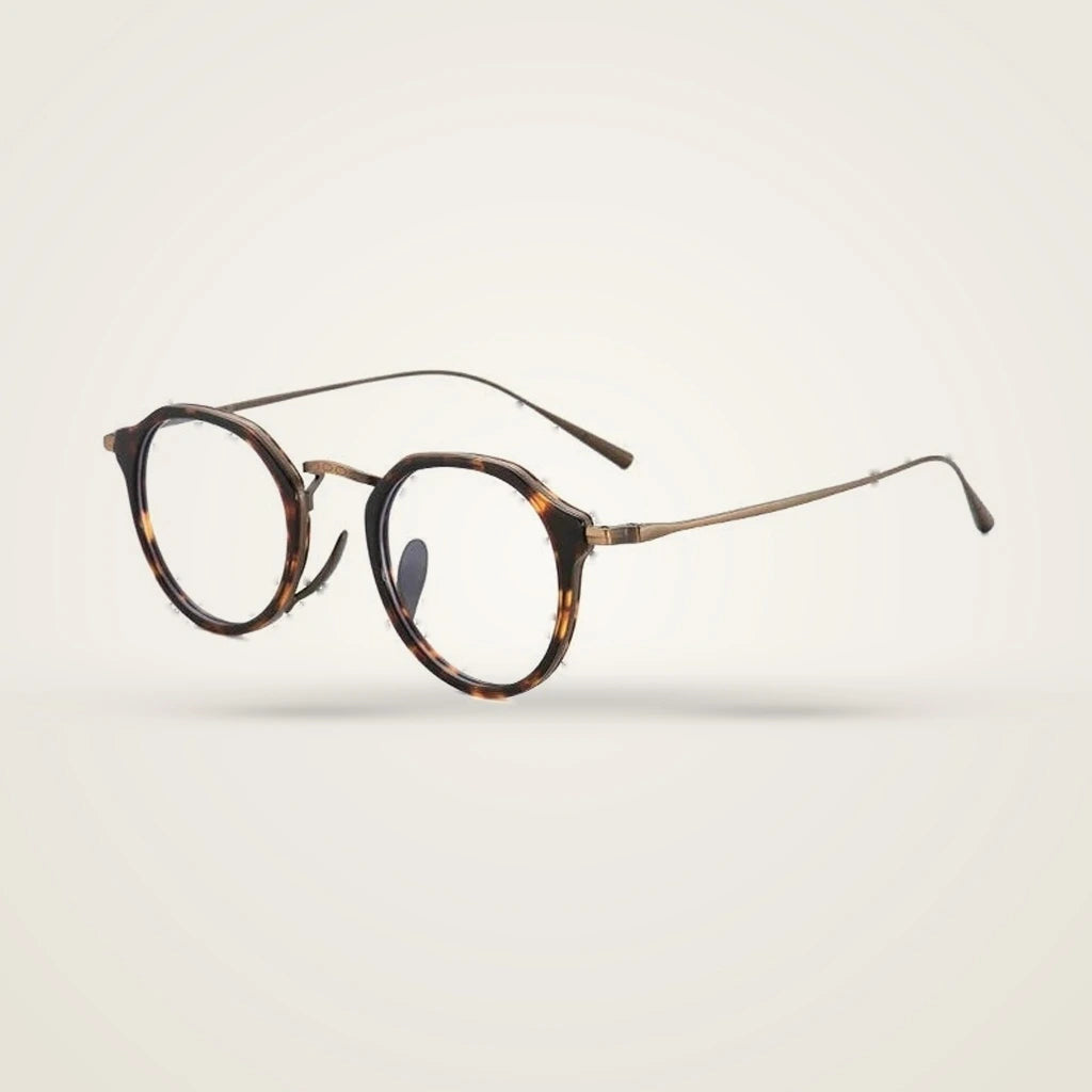 Blackmask Unisex Full Rim Round Titanium Acetate Eyeglasses BM-KM1113 — view 4 | Blackmask at FuzWeb