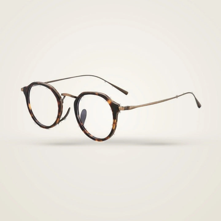 Blackmask Unisex Full Rim Round Titanium Acetate Eyeglasses BM-KM1113 — view 4 | Blackmask at FuzWeb