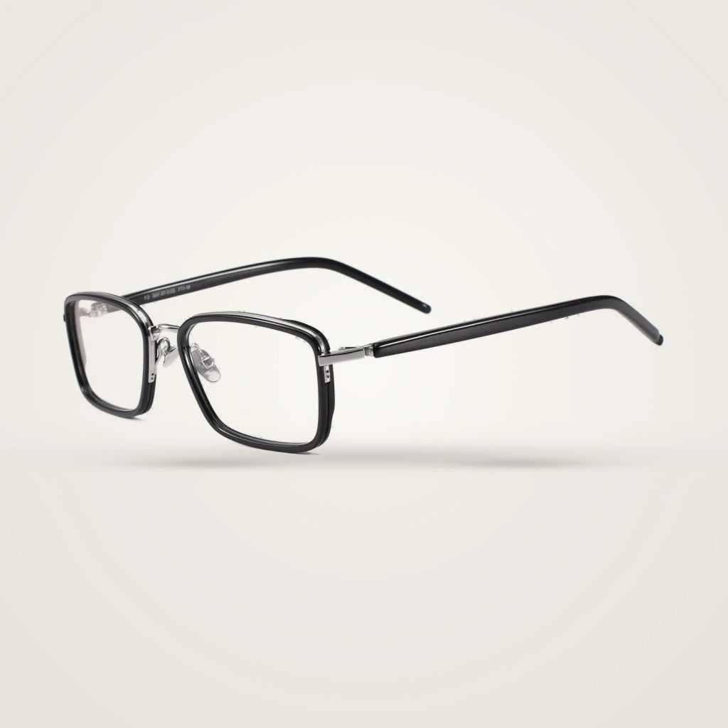 Blackmask Unisex Full Rim Square Titanium Acetate Eyeglasses BM-M171 — view 2 | Blackmask at FuzWeb