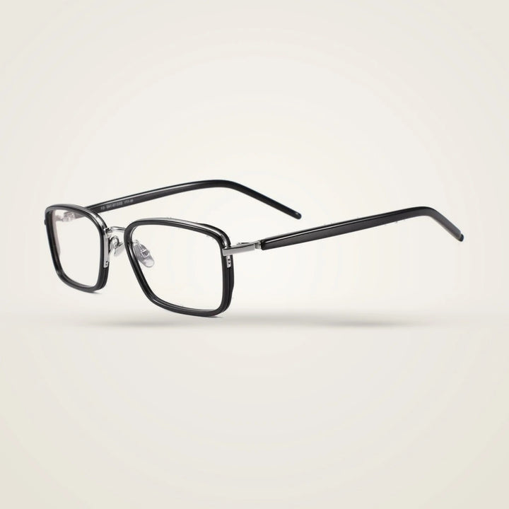 Blackmask Unisex Full Rim Square Titanium Acetate Eyeglasses BM-M171 — view 2 | Blackmask at FuzWeb
