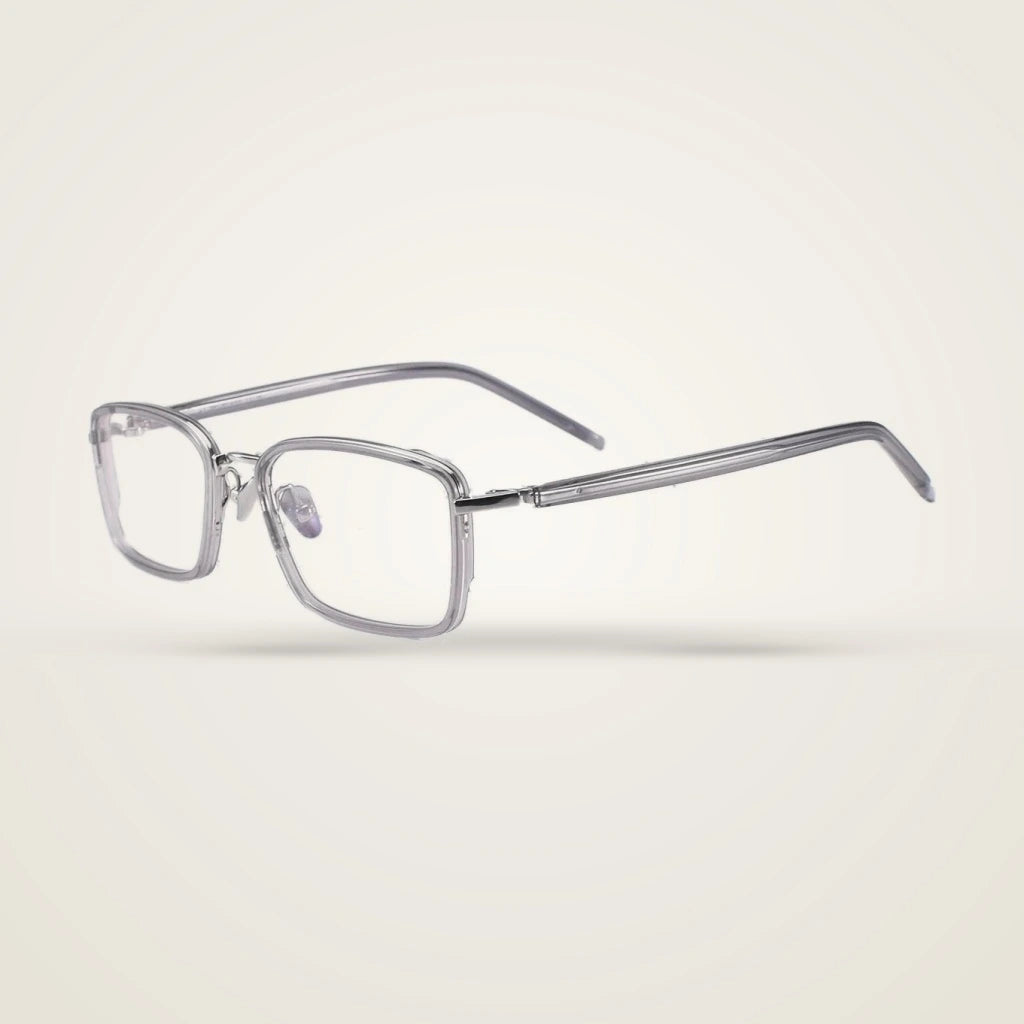 Blackmask Unisex Full Rim Square Titanium Acetate Eyeglasses BM-M171 — view 1 | Blackmask at FuzWeb