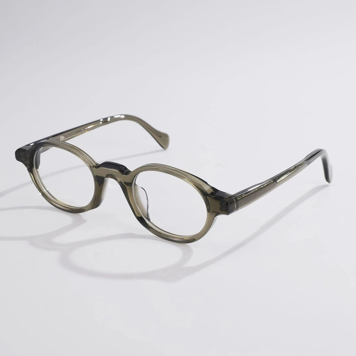 Blackmask Unisex Full Rim Oval Acetate Eyeglasses BM-S5026 - Green