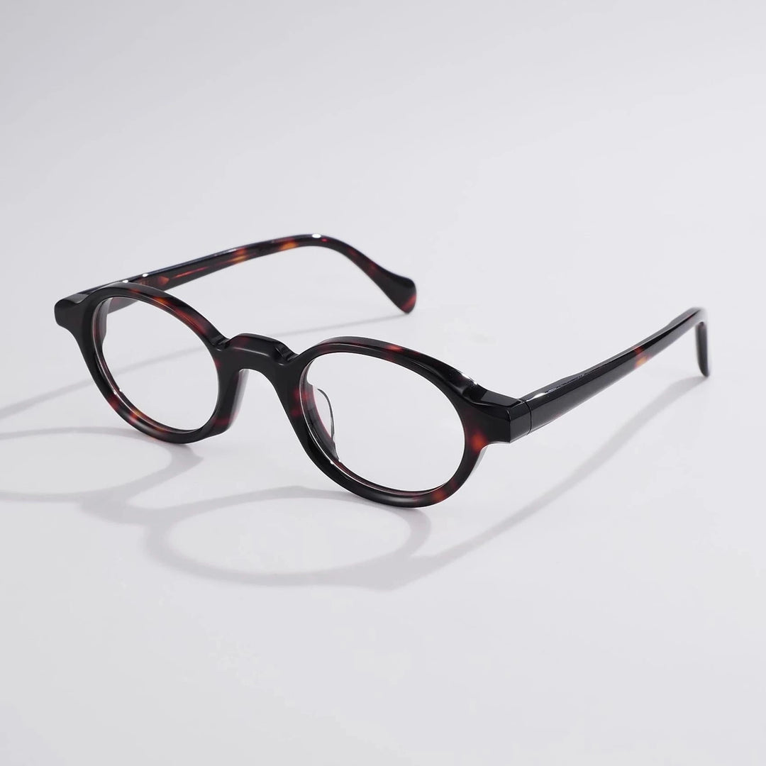 Blackmask Unisex Full Rim Oval Acetate Eyeglasses BM-S5026 - Tortoise