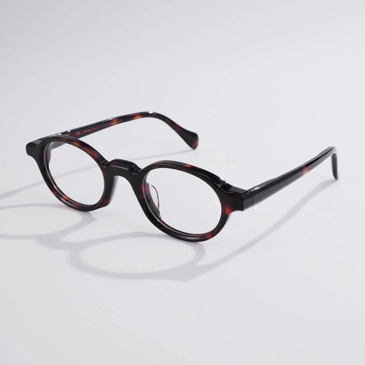 Blackmask Unisex Full Rim Oval Acetate Eyeglasses BM-S5026 - Tortoise