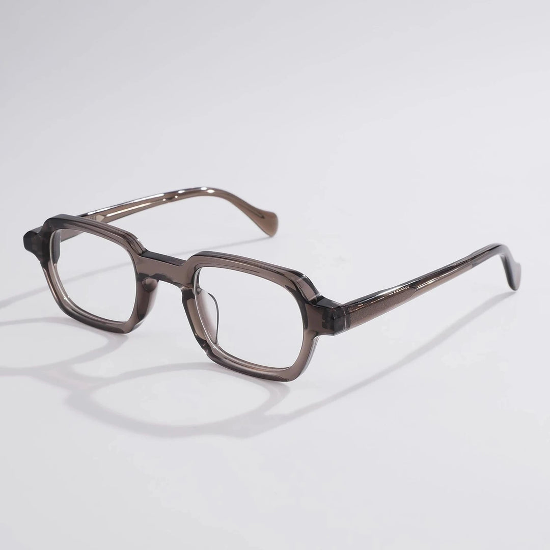 Blackmask Unisex Full Rim Square Acetate Eyeglasses BM-S5027 - Tawny