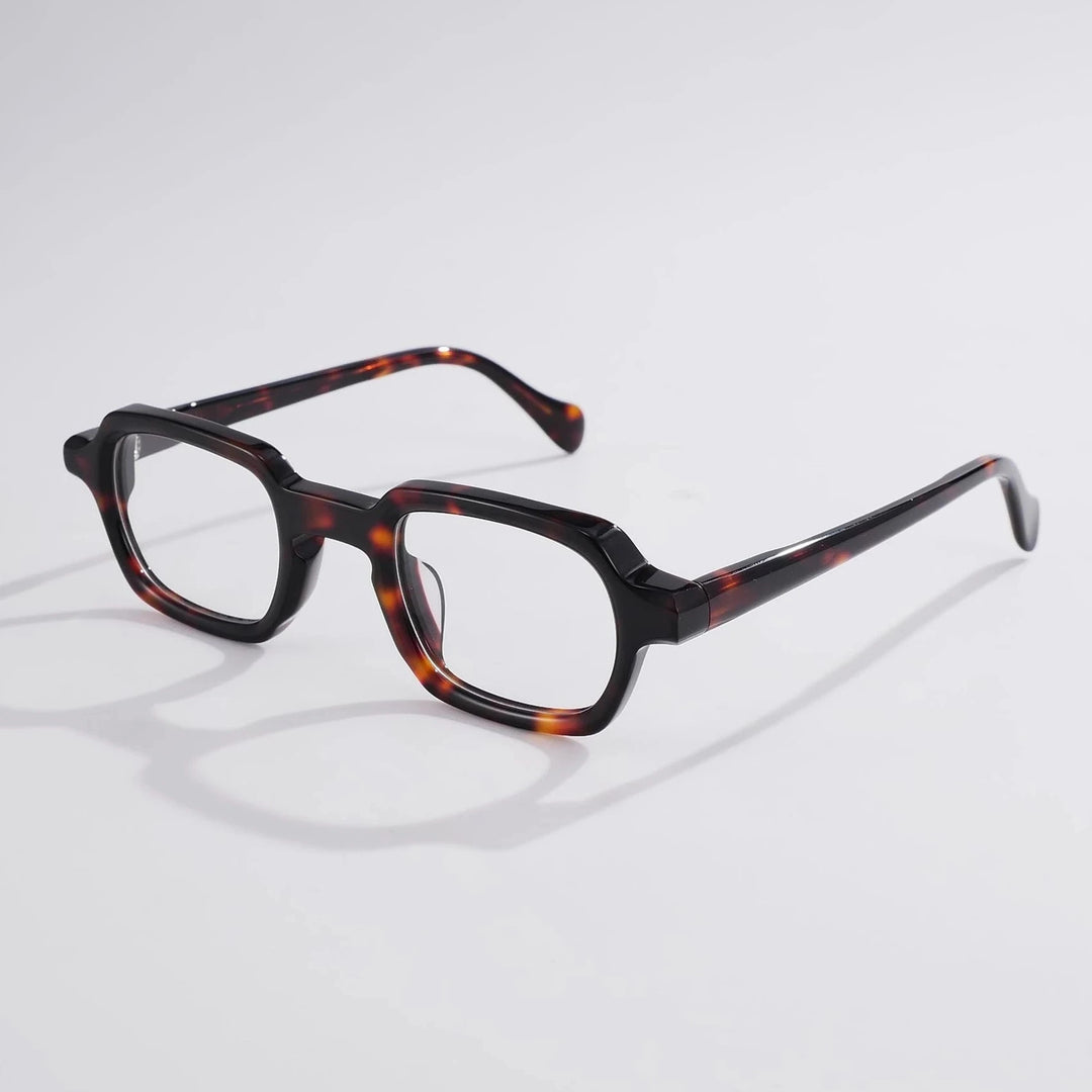 Blackmask Unisex Full Rim Square Acetate Eyeglasses BM-S5027 - Tortoise