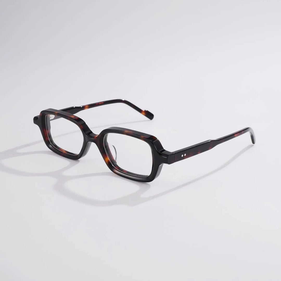 Blackmask Unisex Full Rim Square Acetate Eyeglasses BM-S5028 - Tortoise