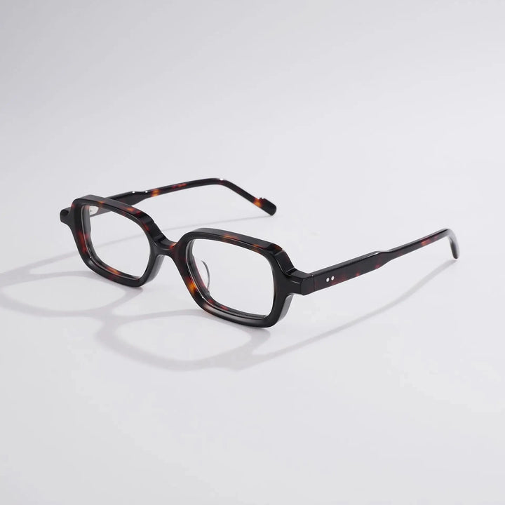 Blackmask Unisex Full Rim Square Acetate Eyeglasses BM-S5028 - Tortoise